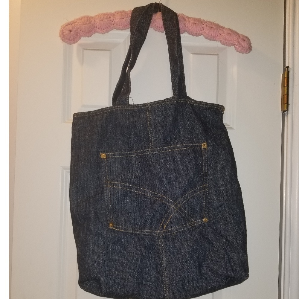 Denim tote / reusable shopping bag